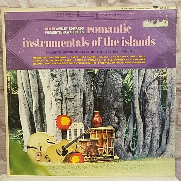 Webley Edwards ‎– Hawaii Calls - Picture 2 of 5